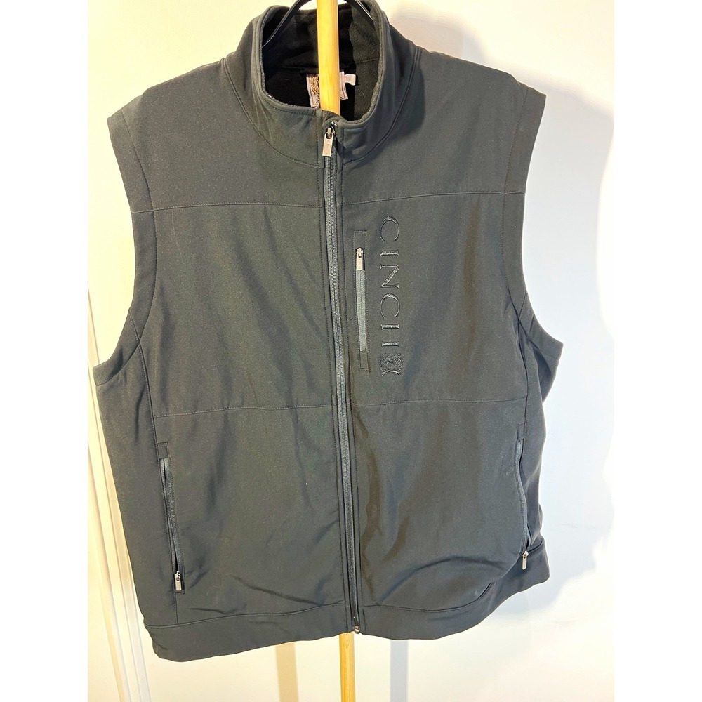 CINCH Mens XXL Black Concealed Carry CCW Softshell Vest Built In Holster 2XL